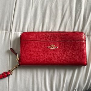 Coach Red Wallet